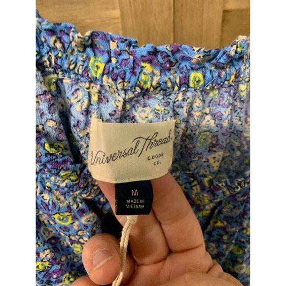 NWT Universal Thread Floral Print Mini Summer Dress Women’s Size Medium - Picture 4 of 5